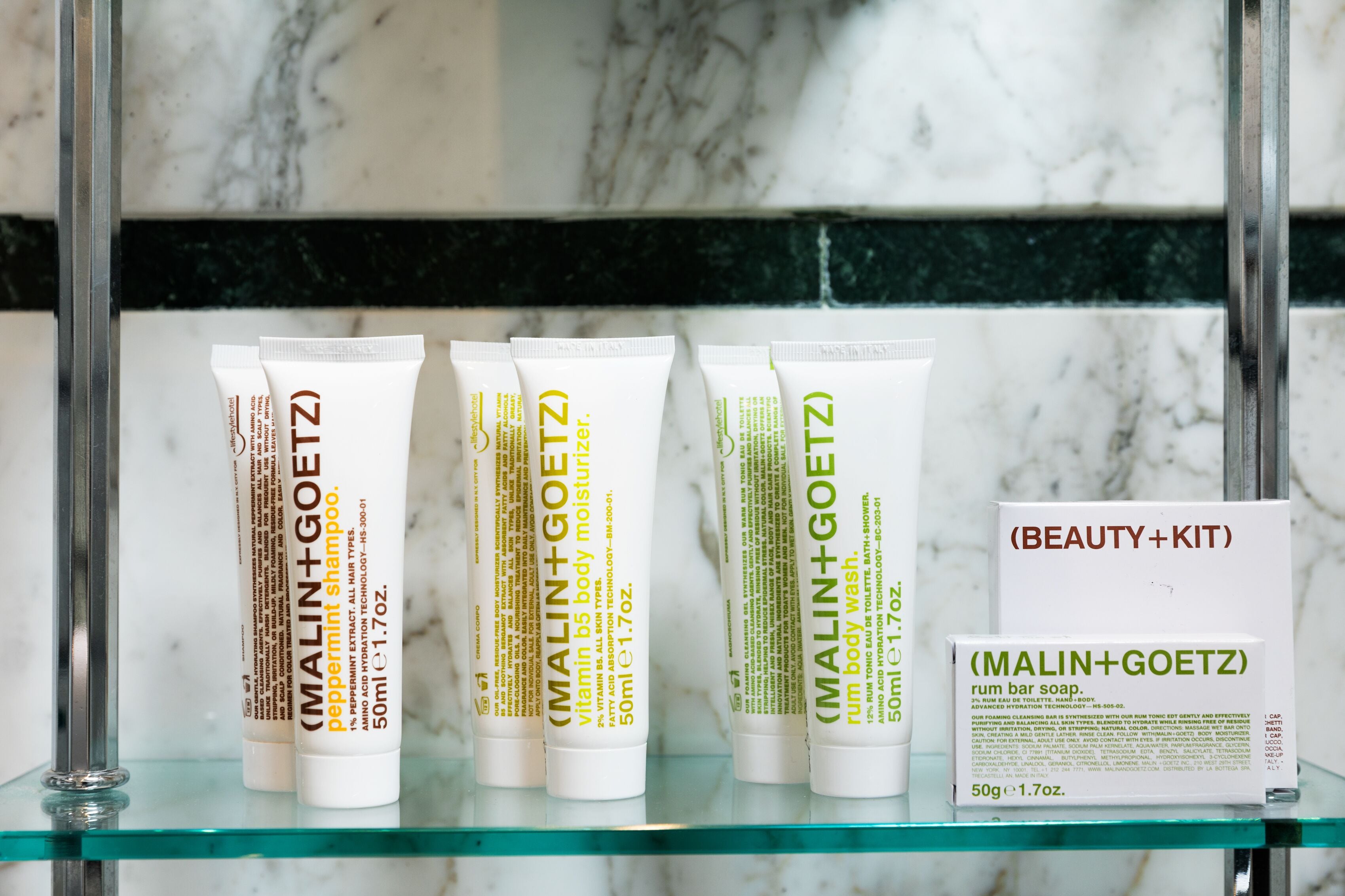 free toiletries, hair dryer, bathrobes, slippers