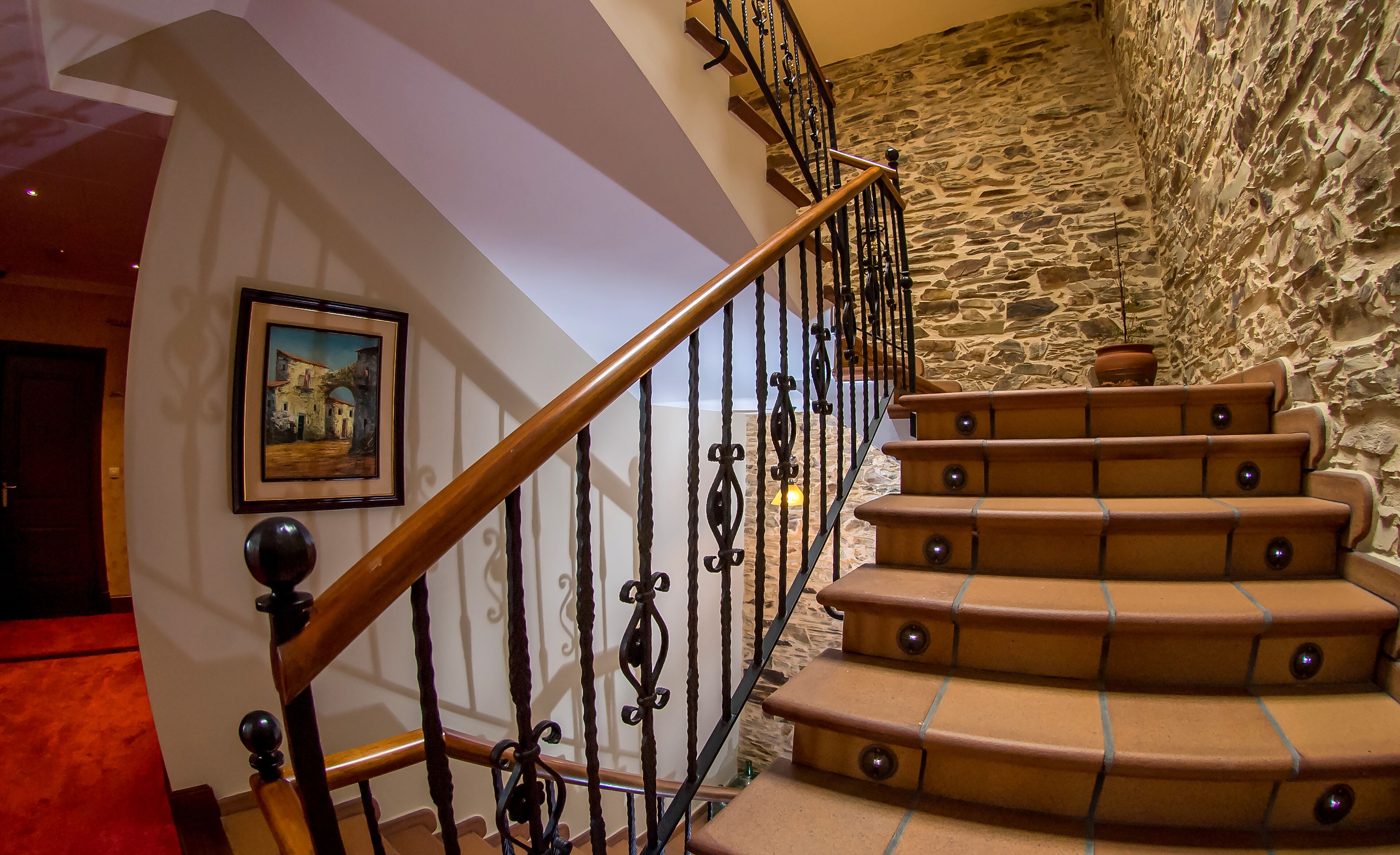 Handläufe auf den Fluren