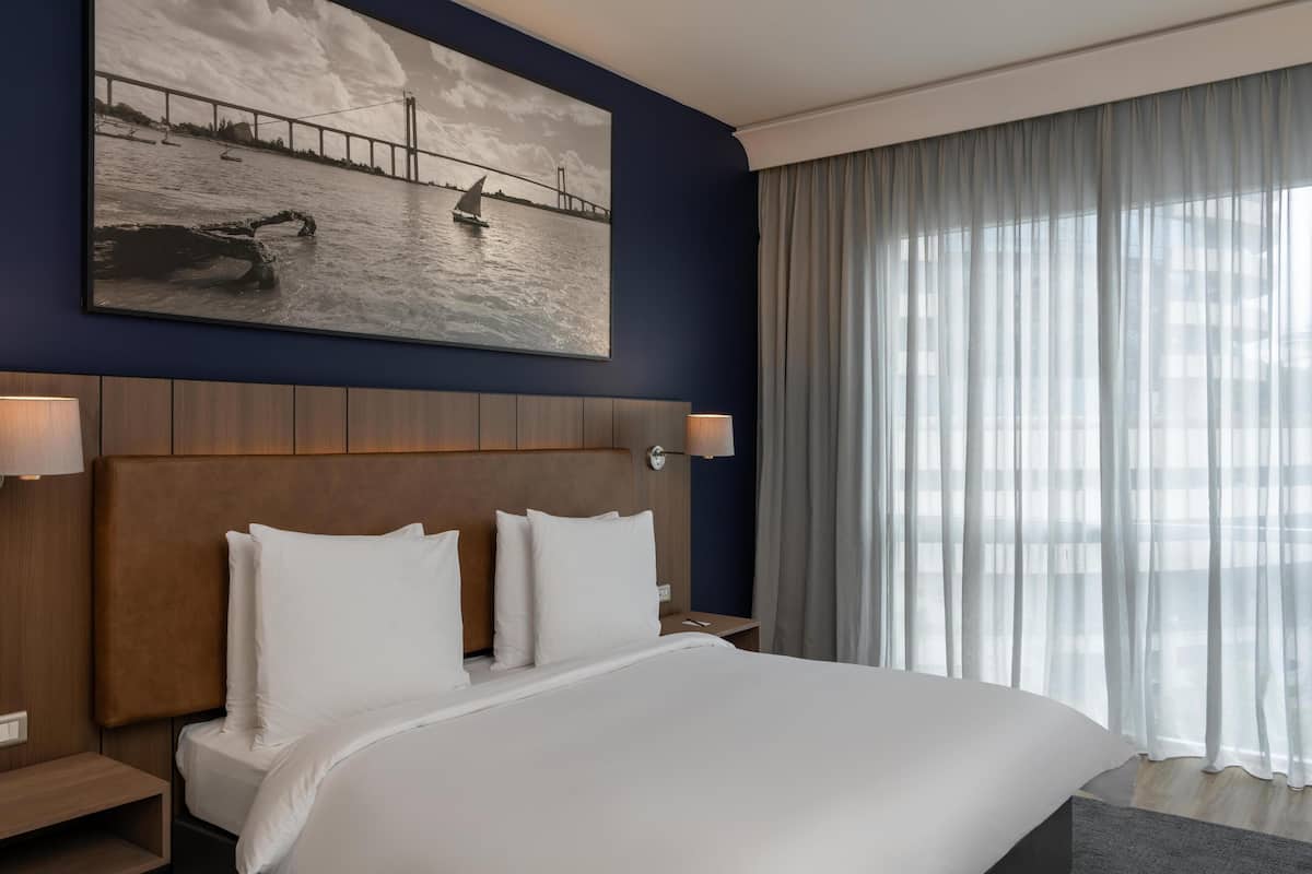 Minibar, caja de seguridad en la habitación y escritorio