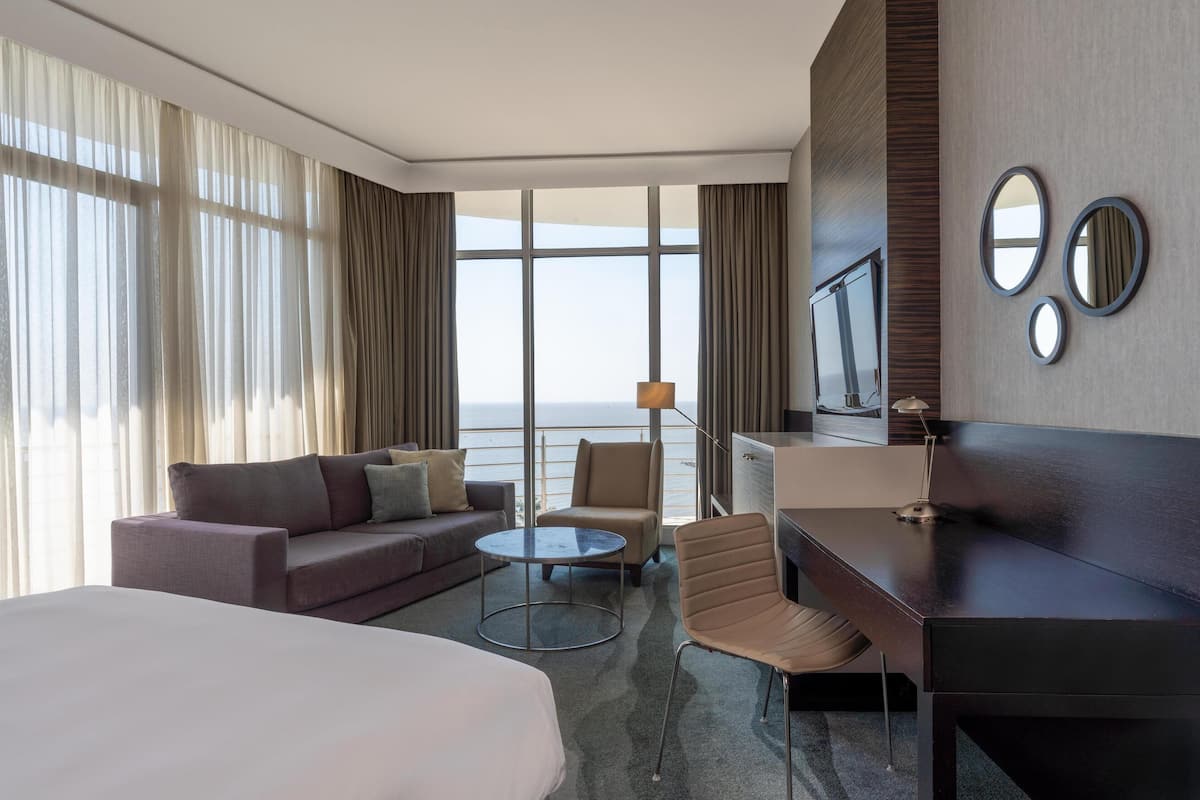 Minibar, caja de seguridad en la habitación y escritorio