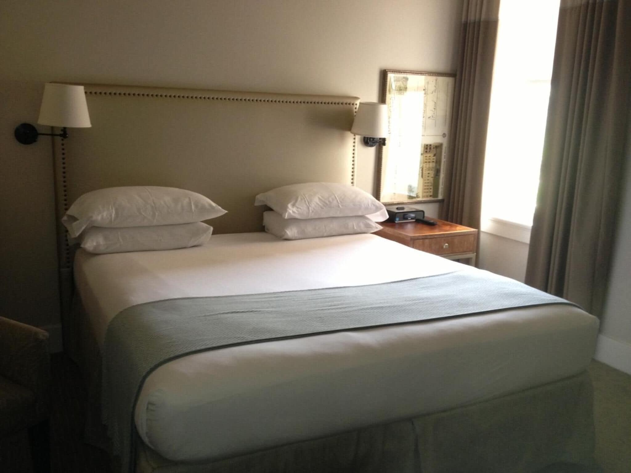 frette italian sheets, premium bedding, down duvets, pillow-top beds