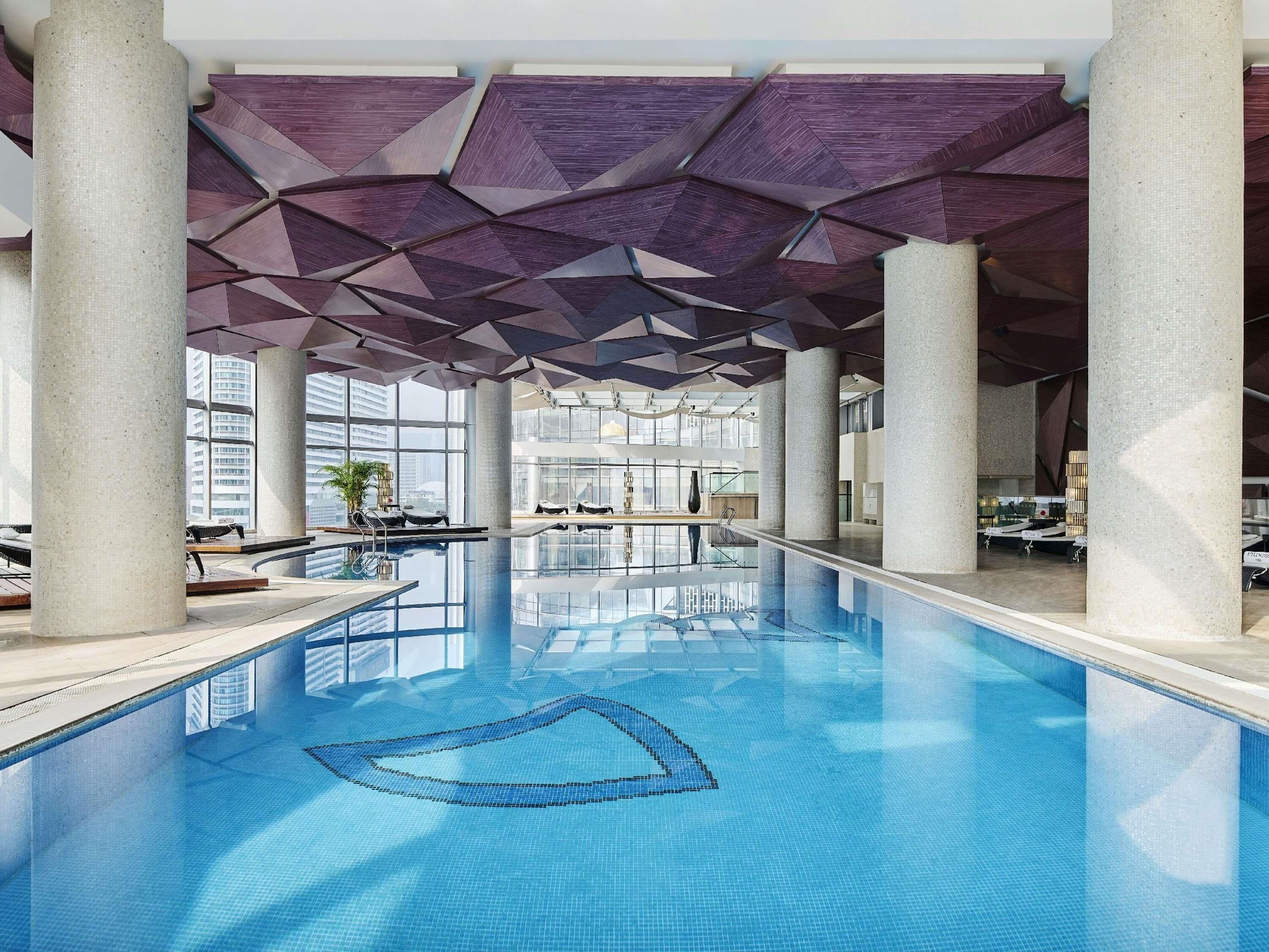 Indoor pool, open 6:00 AM to 10:00 PM, lifeguards on site