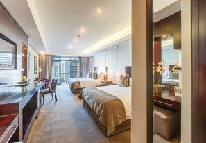 Habitación Ocio  | Ropa de cama de alta calidad, colchones viscoelásticos, minibar