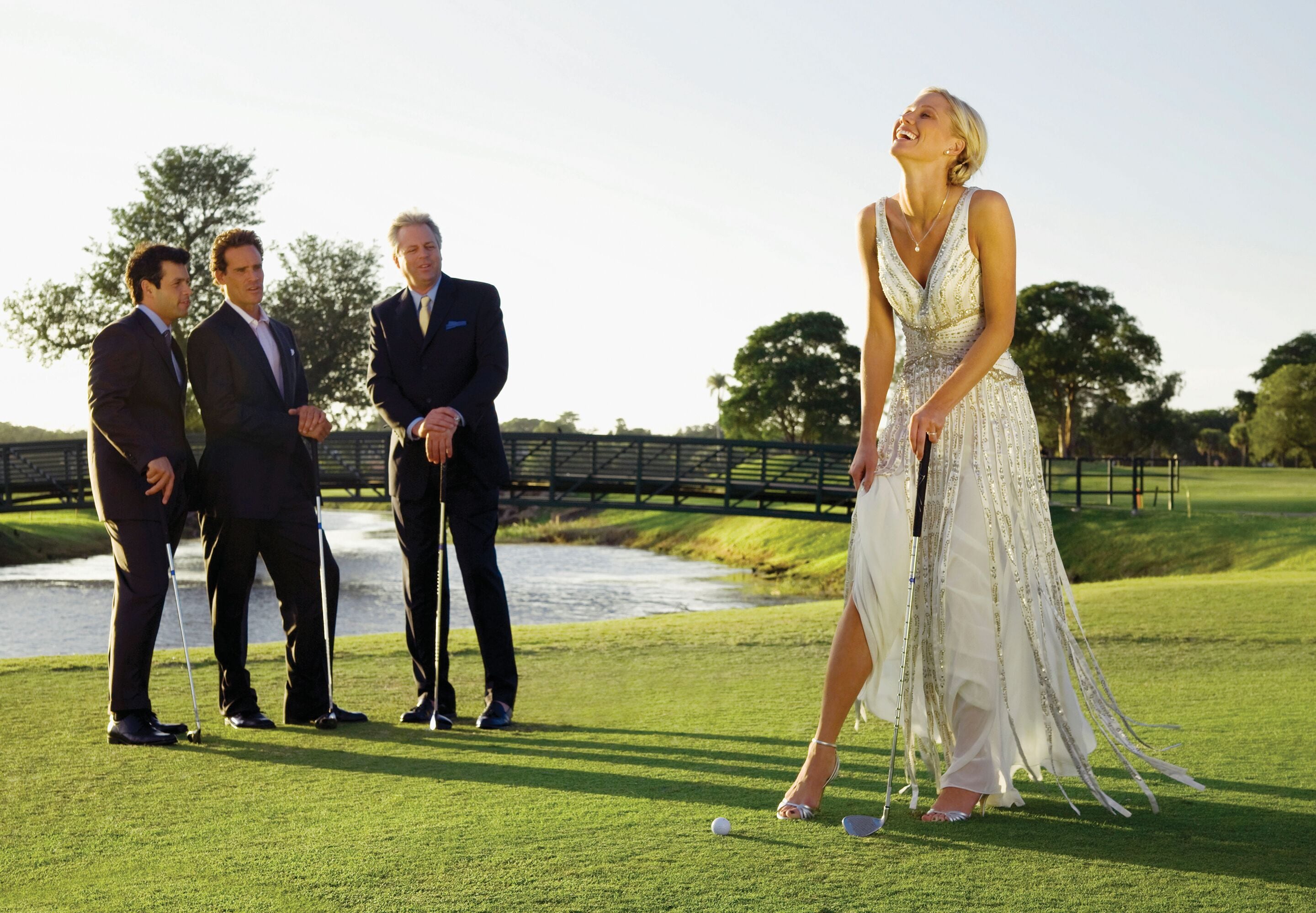 outdoor wedding area