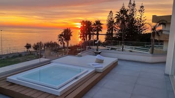 Suite, Private Pool, Sea View | Terrace/patio