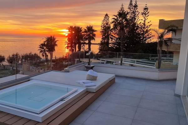 Suite, Private Pool, Sea View | Terrace/patio