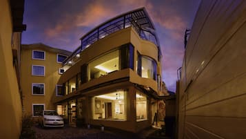 Voorkant van accommodatie