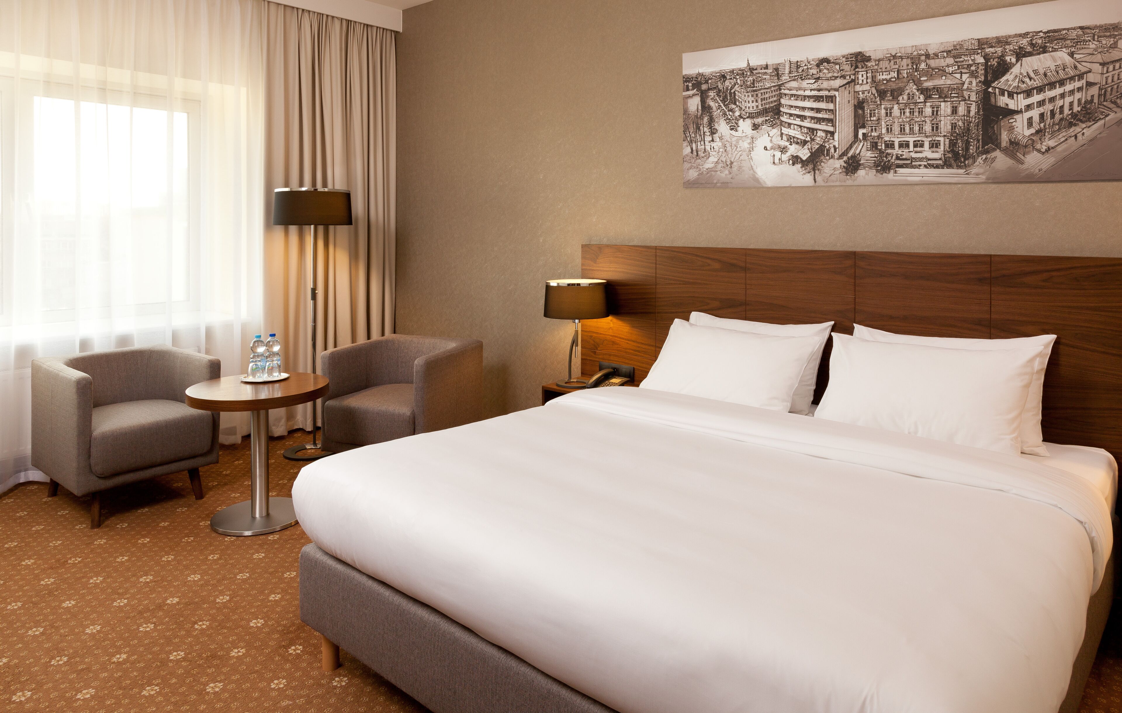 Desk, iron/ironing board (on request), WiFi (free), bed sheets