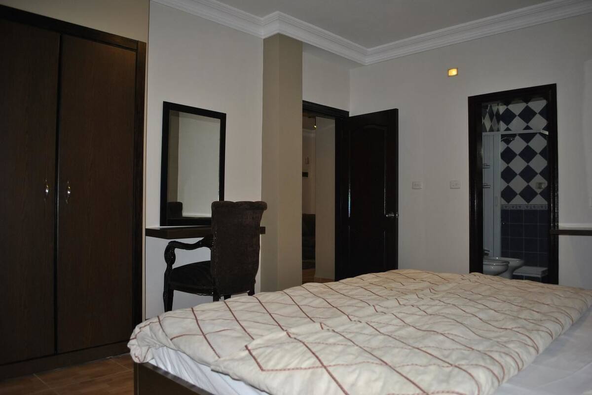 Egyptian cotton sheets, pillowtop beds, in-room safe, rollaway beds