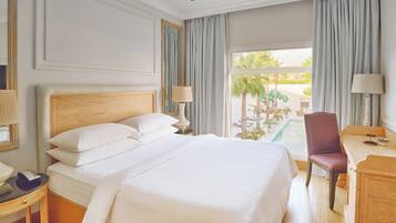 Sábanas de algodón egipcio y minibar