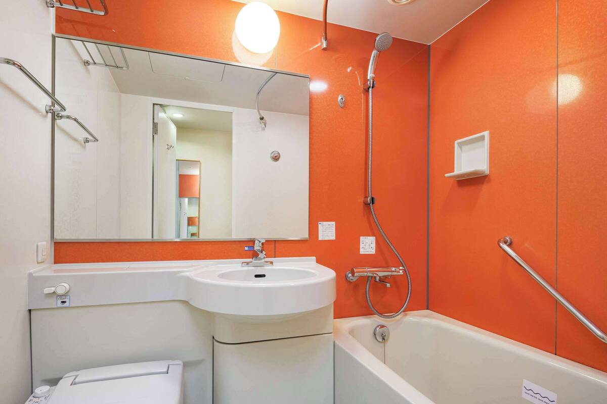 down duvets, desk, laptop workspace, blackout curtains