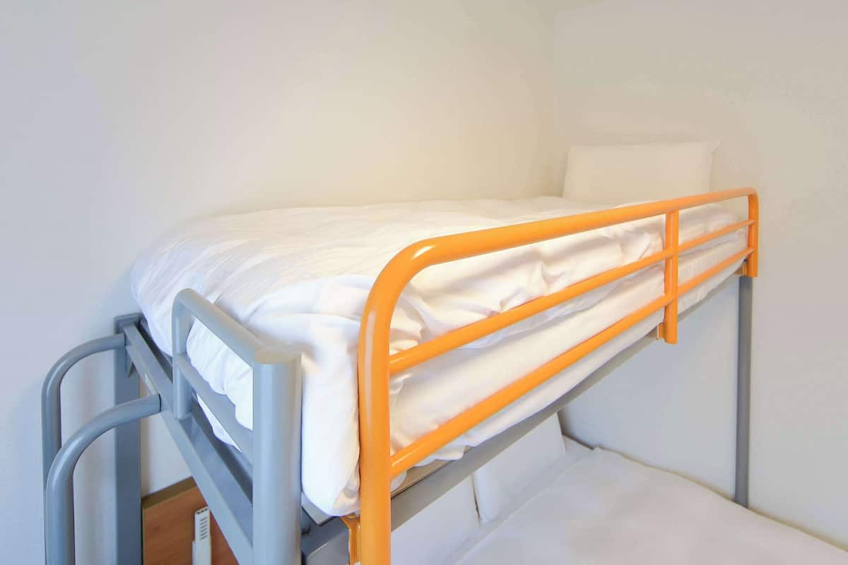 standard room, 1 double bed and 1 loft bed, non smoking | down duvets, desk, laptop workspace, blackout curtains