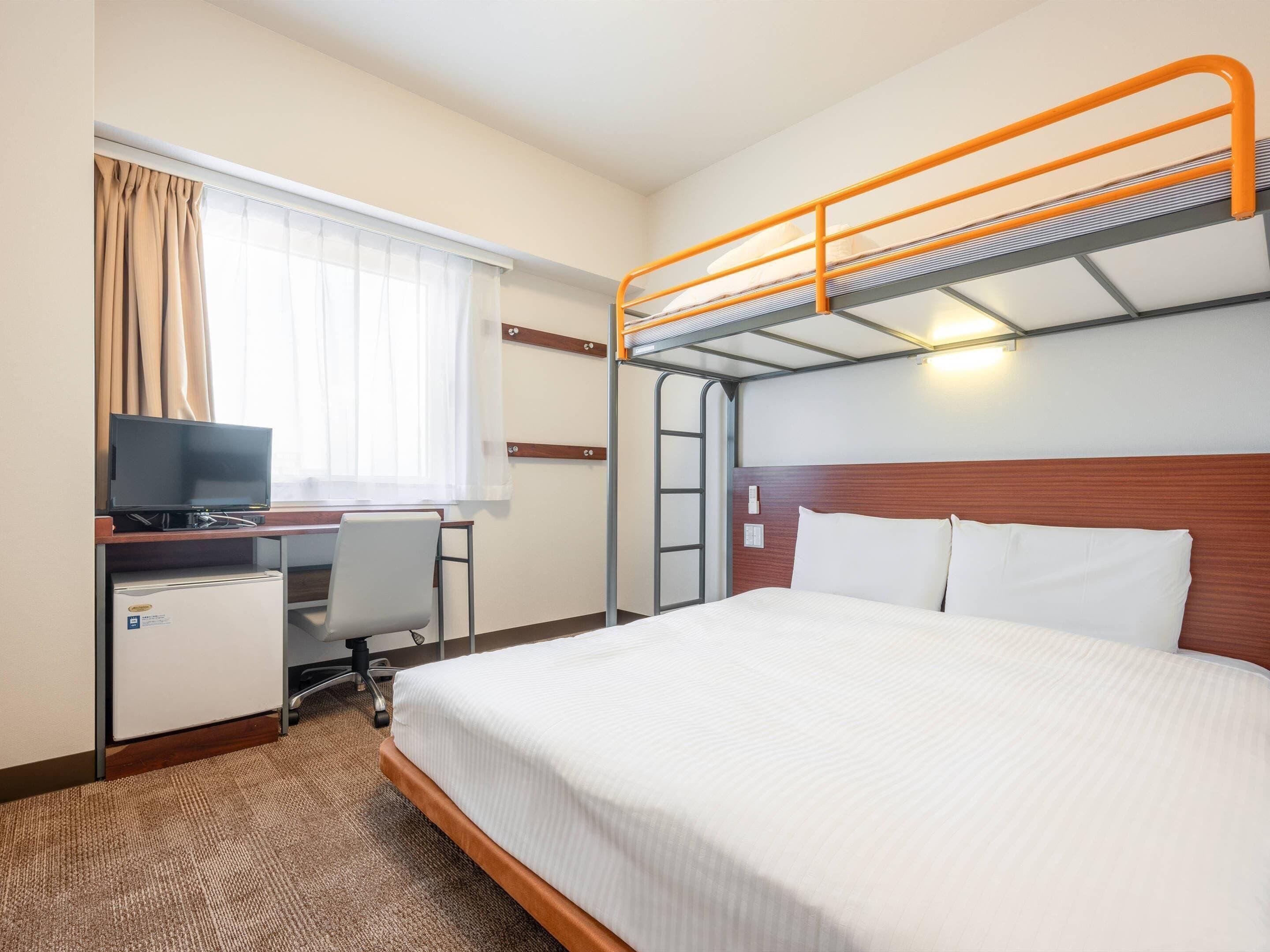 Standard Room, Multiple Beds, Non Smoking (1 Double bed and 1 Loft bed) | Down duvets, desk, laptop workspace, blackout curtains