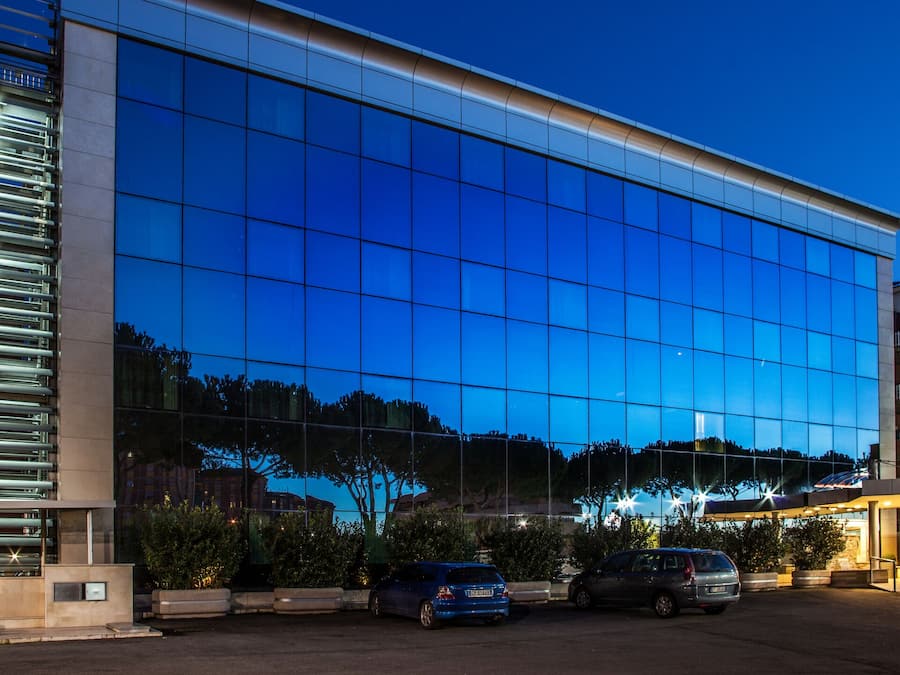 Voorkant van accommodatie