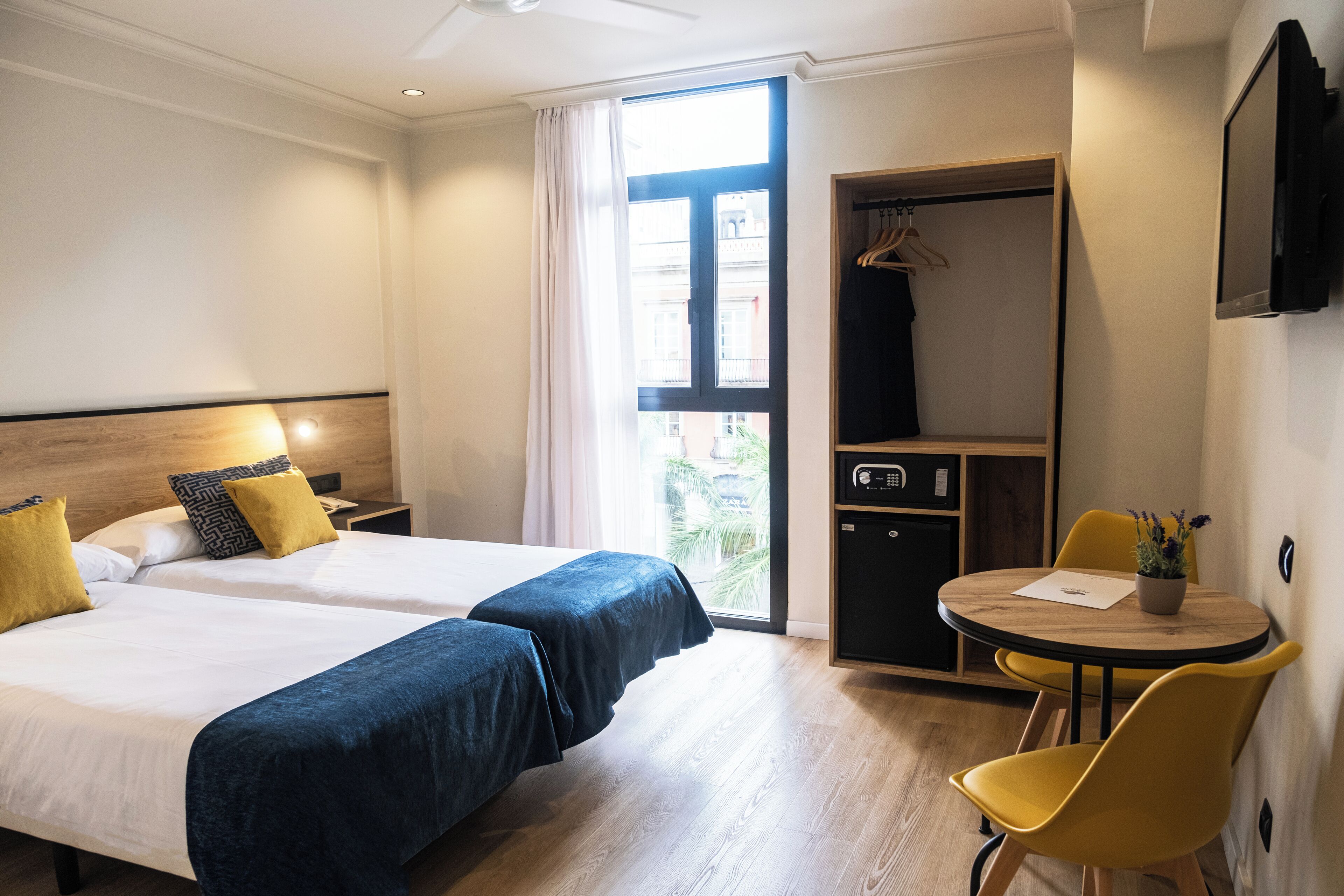 Minibar, in-room safe, blackout curtains, free WiFi