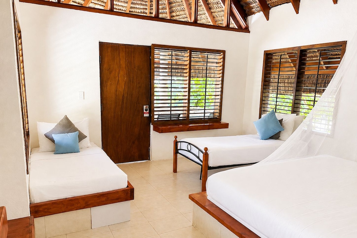 Family Bungalow | Premium bedding, in-room safe, desk, iron/ironing board