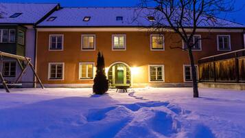 Front of property – evening/night