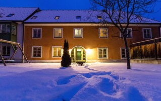 Front of property - evening/night