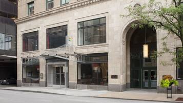 Majoituspaikan julkisivu