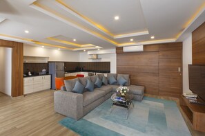 Luxury Apartment, 2 Bedrooms, Smoking, Courtyard View | Premium bedding, minibar, in-room safe, desk - Royal Singi Hotel (Kathmandu)