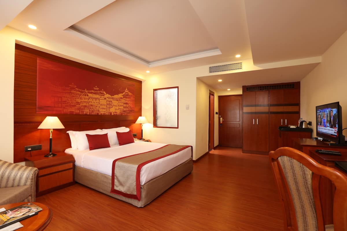 Executive Double Room, 1 Bedroom, Private Bathroom, Mountain View | 1 bedroom, premium bedding, minibar, in-room safe