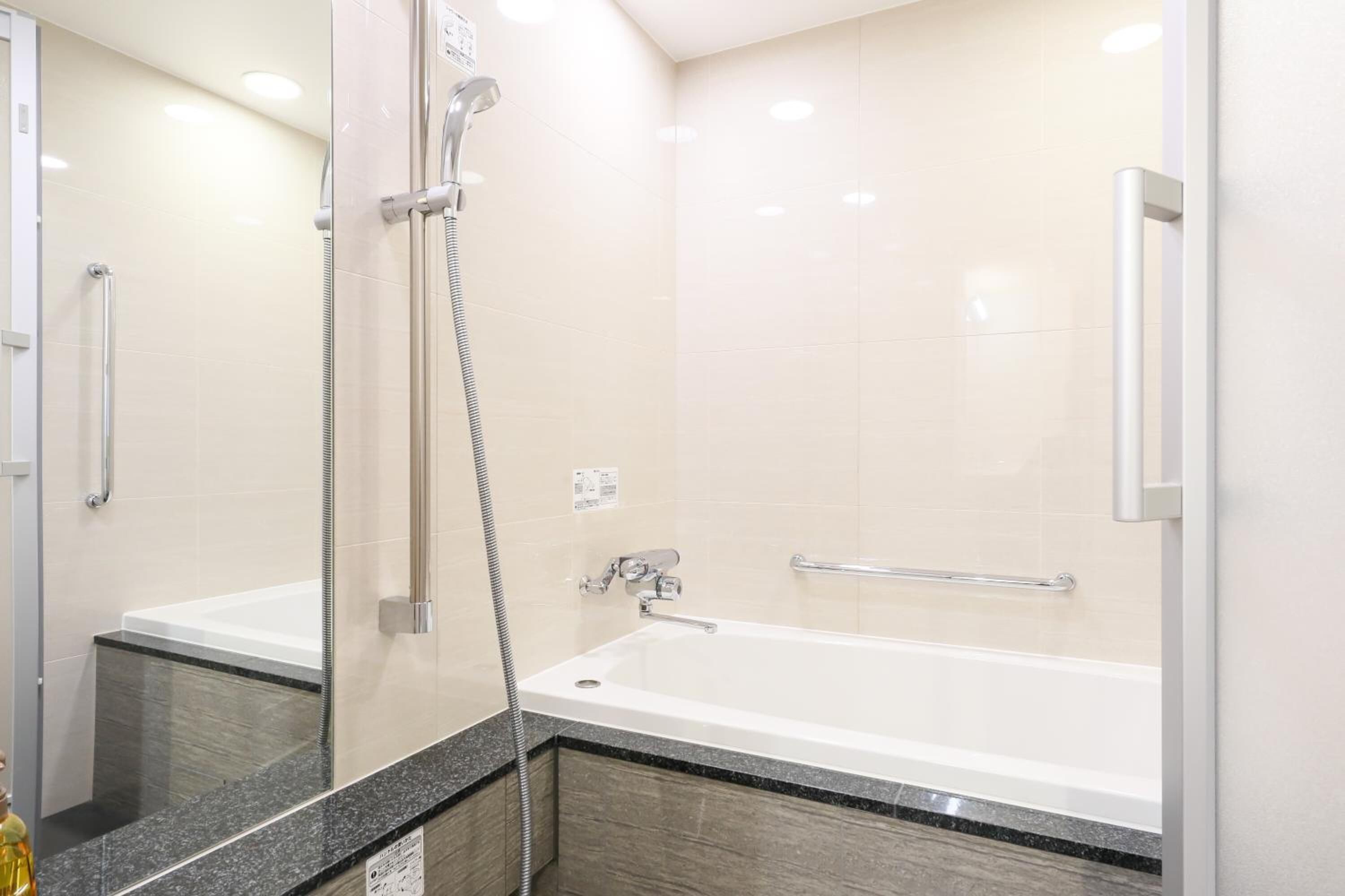 free toiletries, hair dryer, bathrobes, slippers