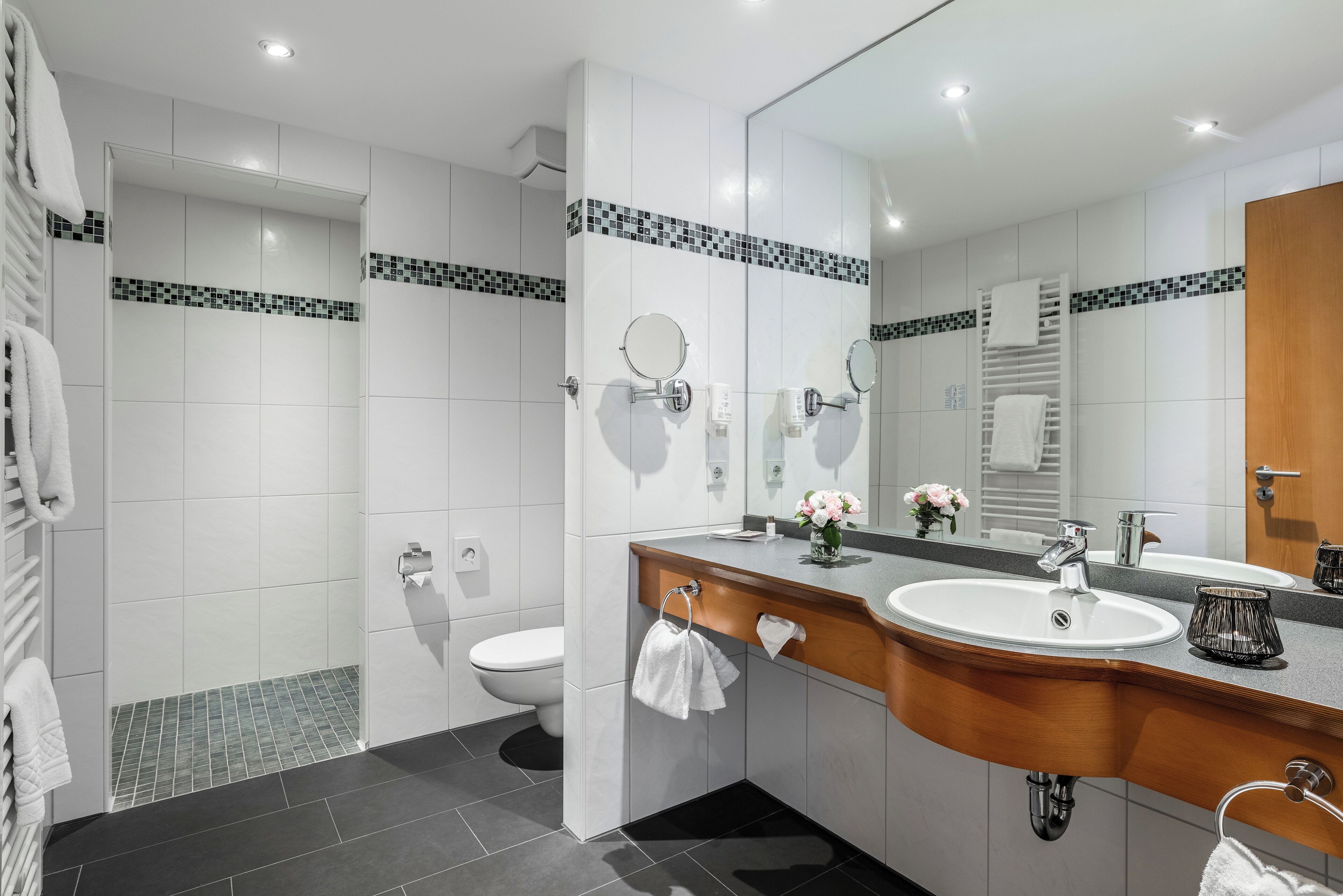 suite | bathroom | free toiletries, hair dryer, bathrobes, slippers