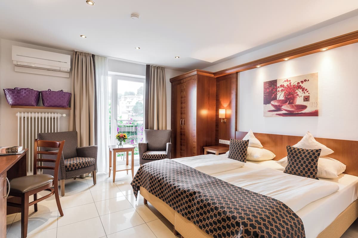 Tweepersoonskamer | 1 slaapkamer, luxe beddengoed, een kluis op de kamer