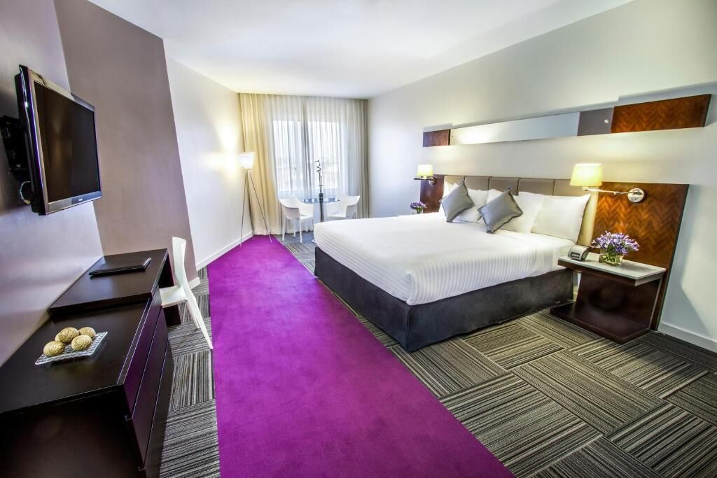 In-room safe, desk, laptop workspace, iron/ironing board