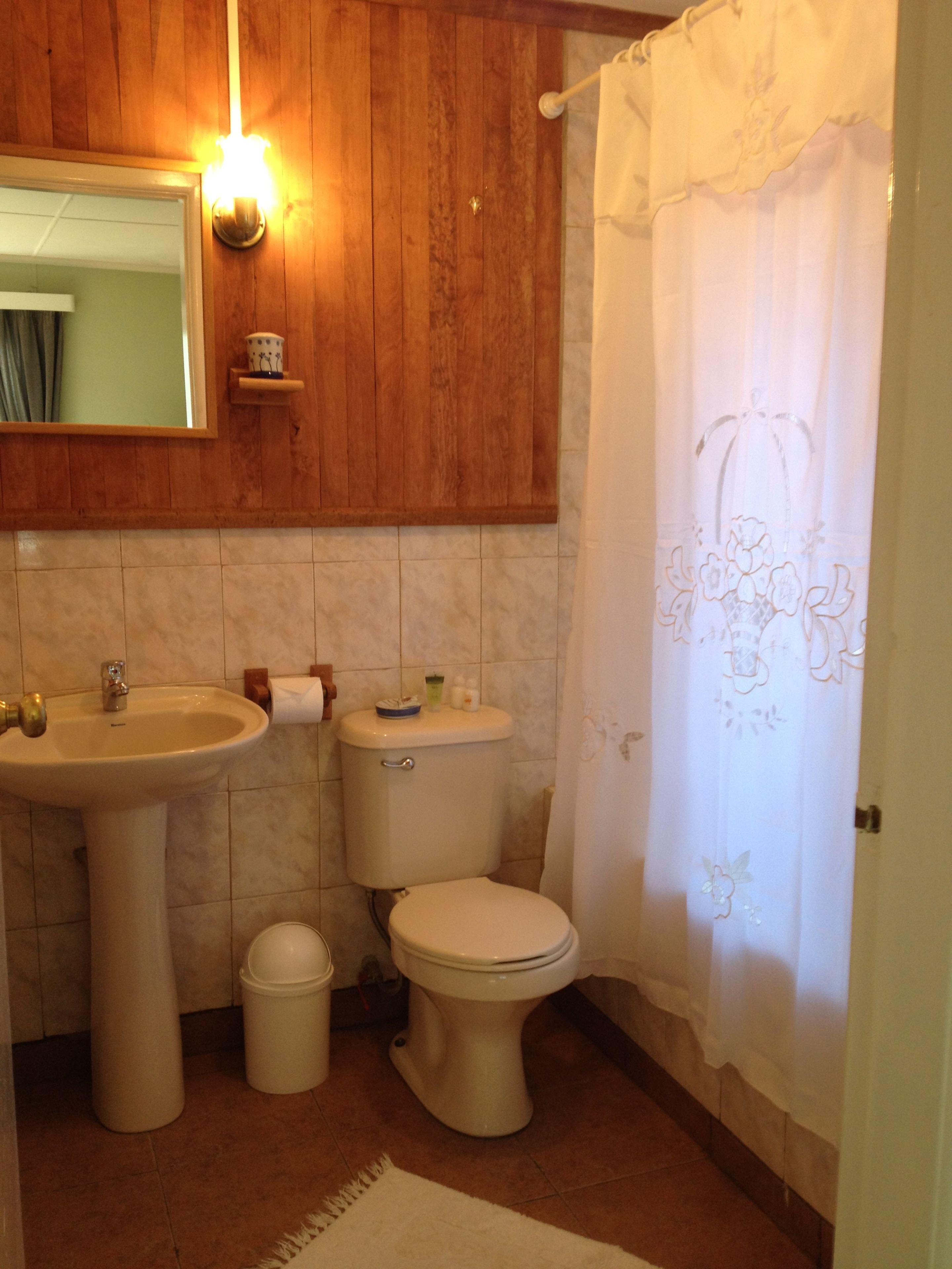 separate bathtub and shower, designer toiletries, hair dryer, towels