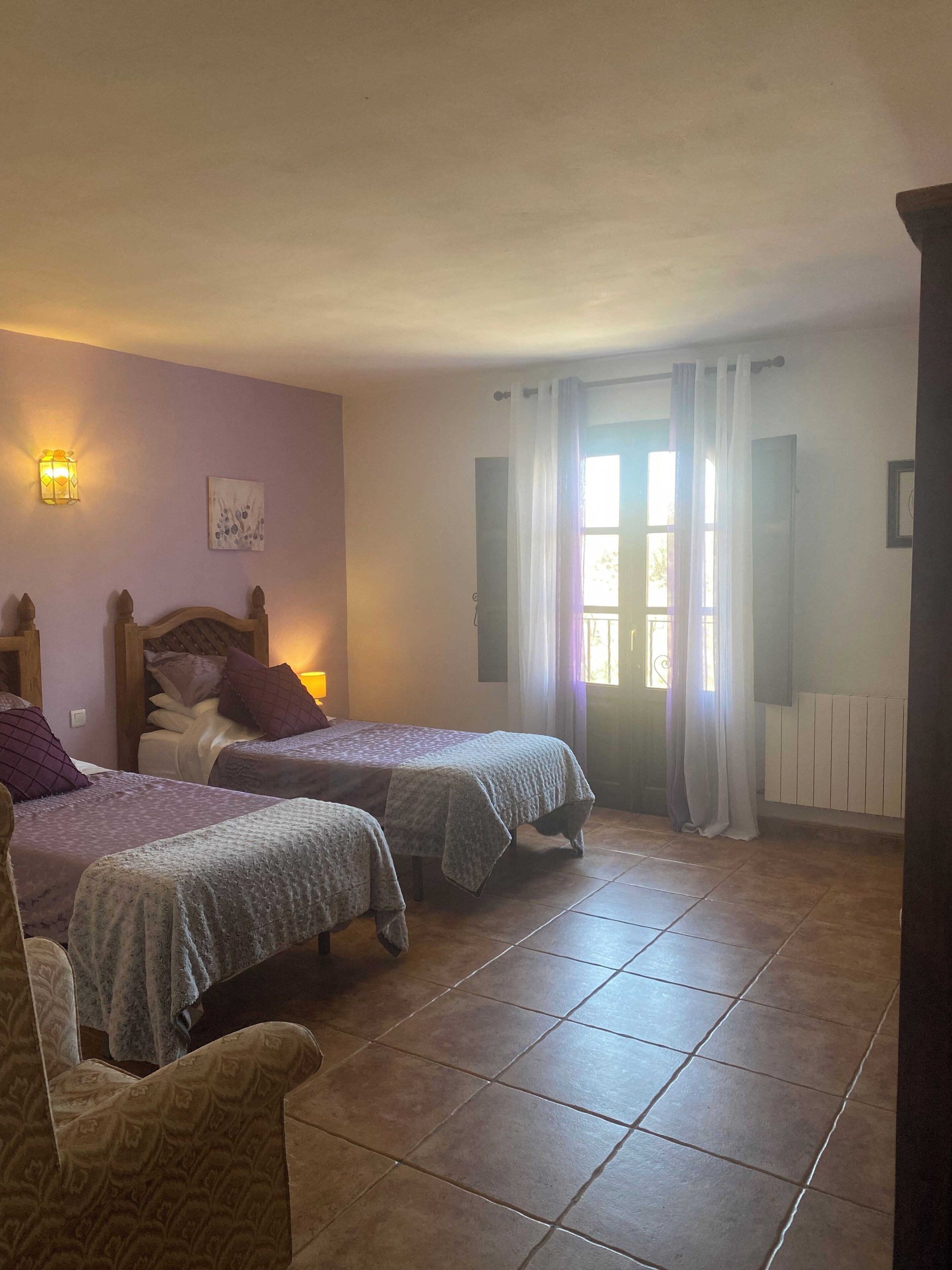 twin room, mountain view | rollaway beds, free wifi, bed sheets