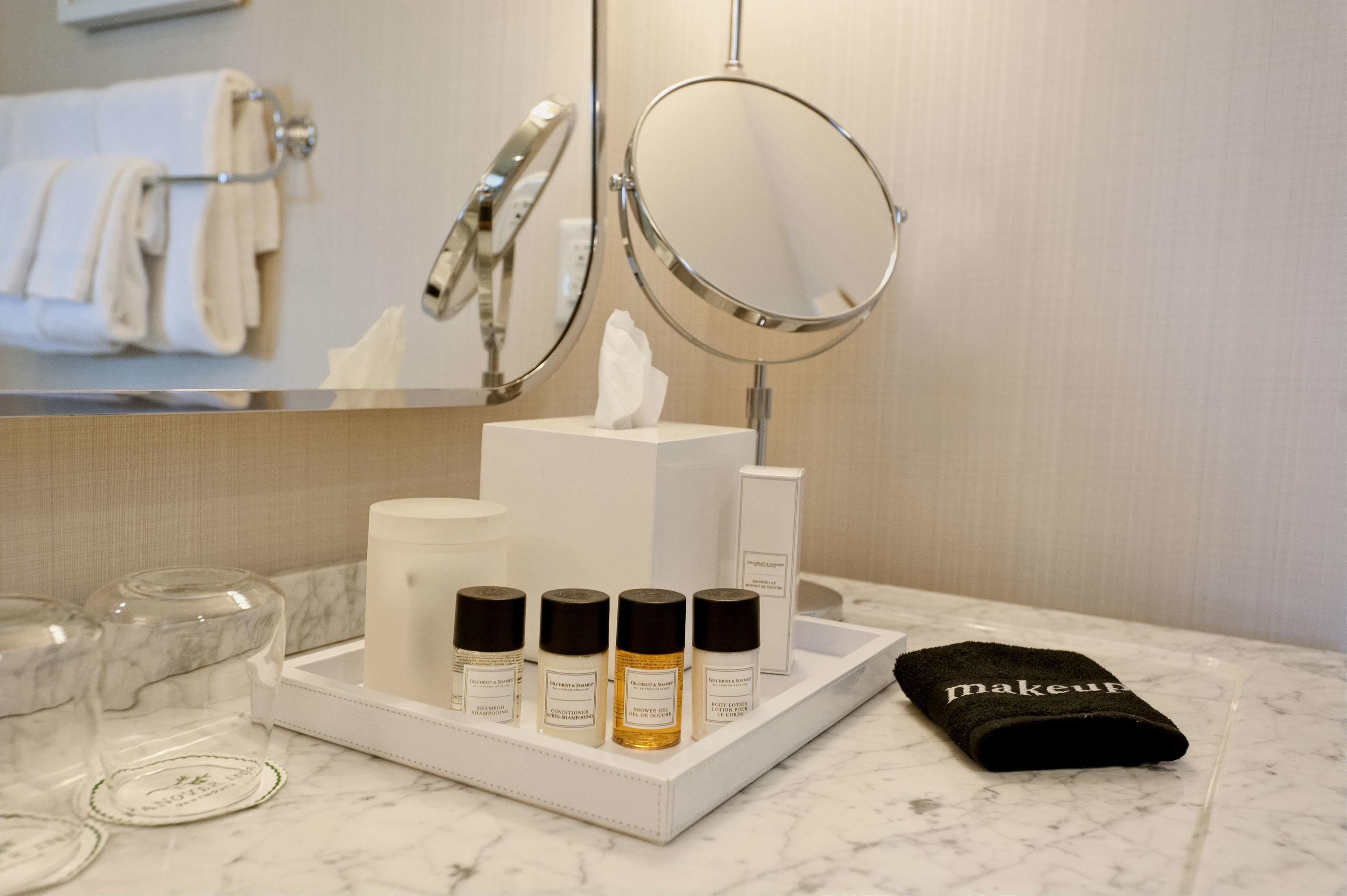 free toiletries, hair dryer, bathrobes, slippers