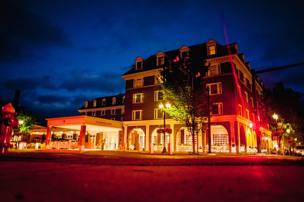 Front of property – evening/night