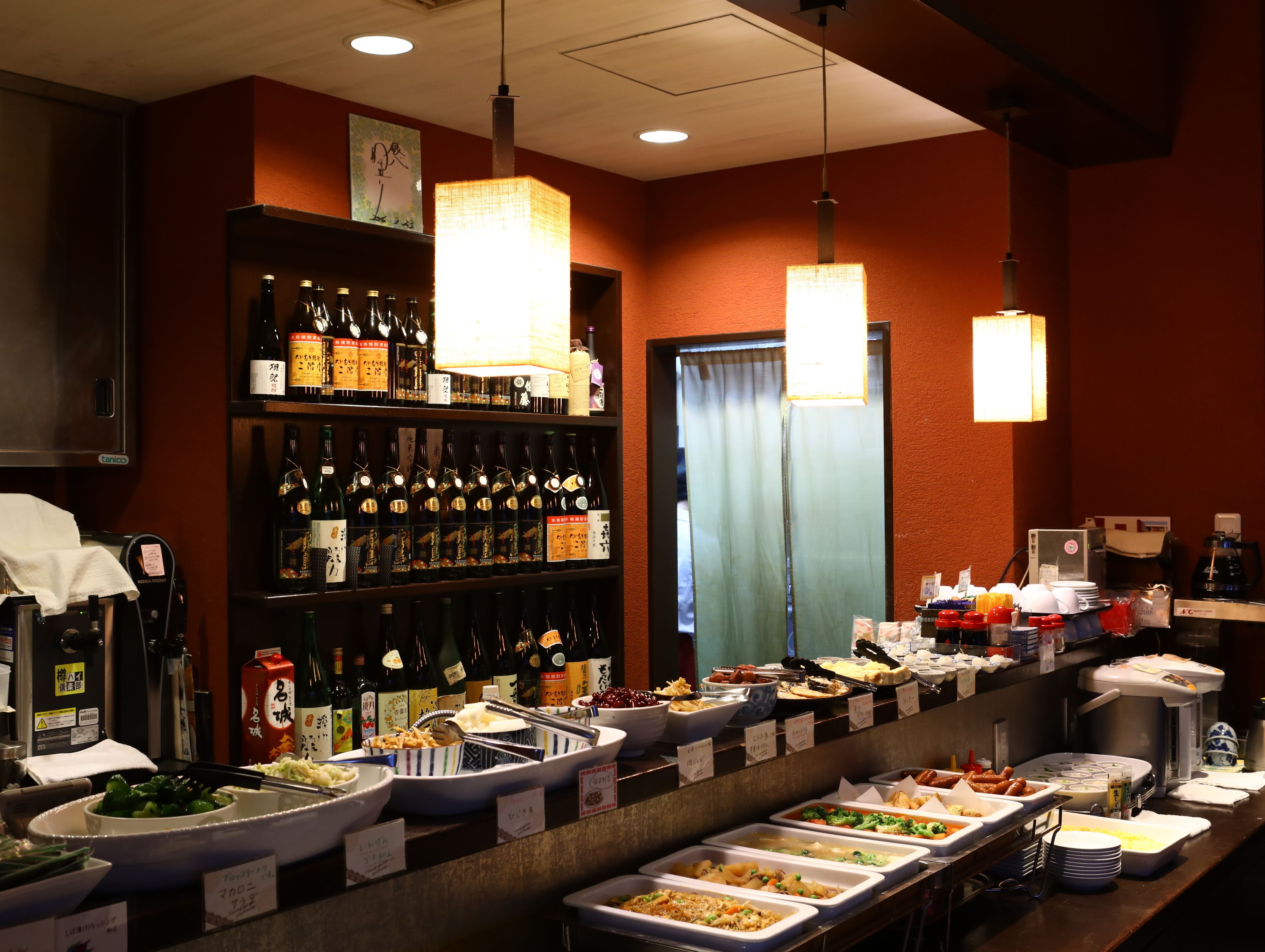 breakfast and dinner served, japanese cuisine