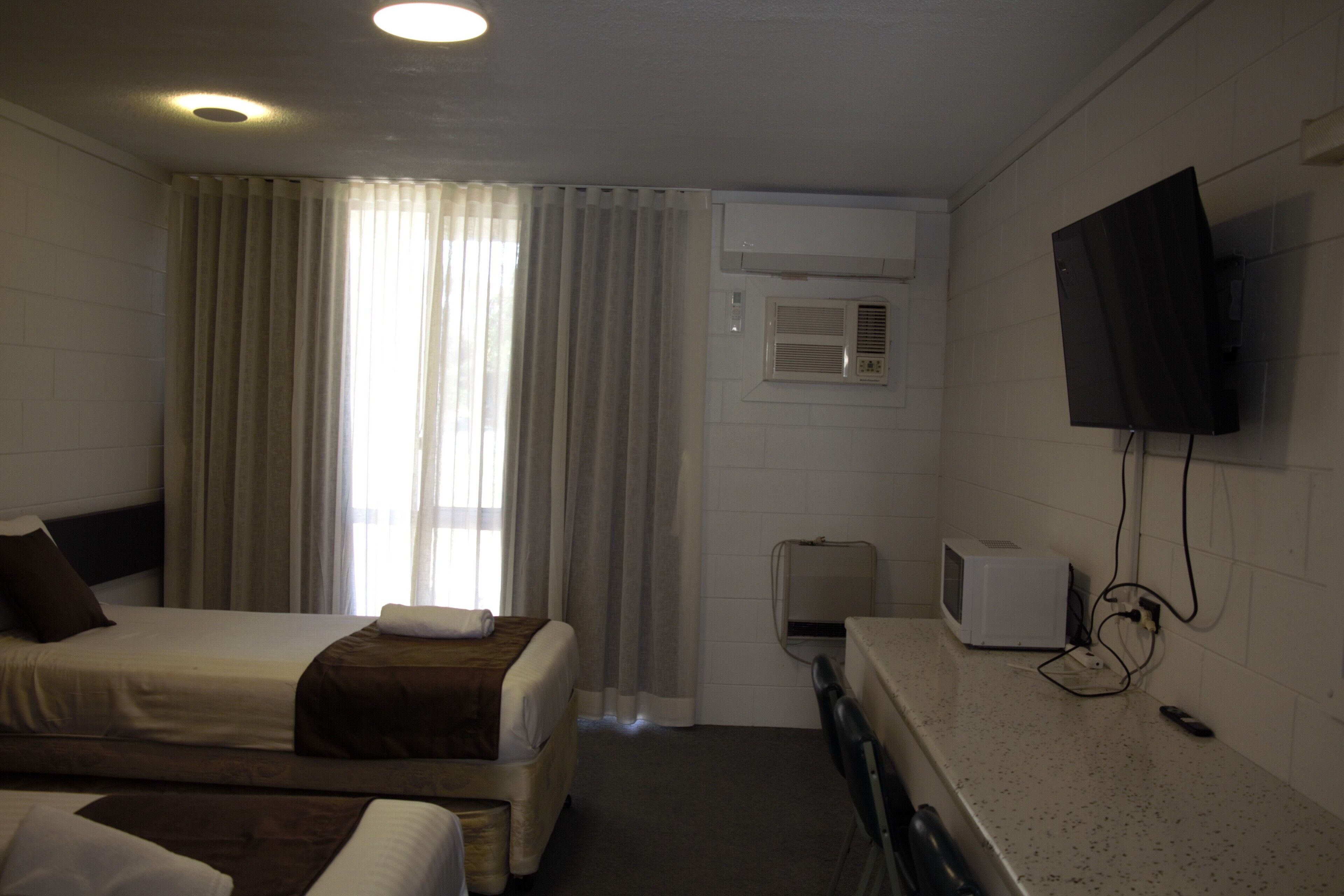 Individually furnished, desk, bed sheets