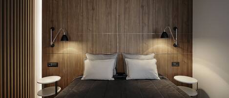 Suite Deluxe, 1 trÚs grand lit et 1 canapé-lit | Draps en coton égyptien, literie de qualité supérieure, surmatelas