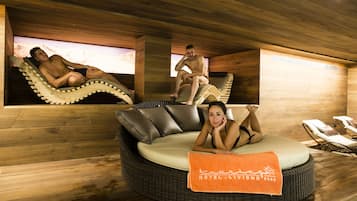 2 indoor pools, sun loungers