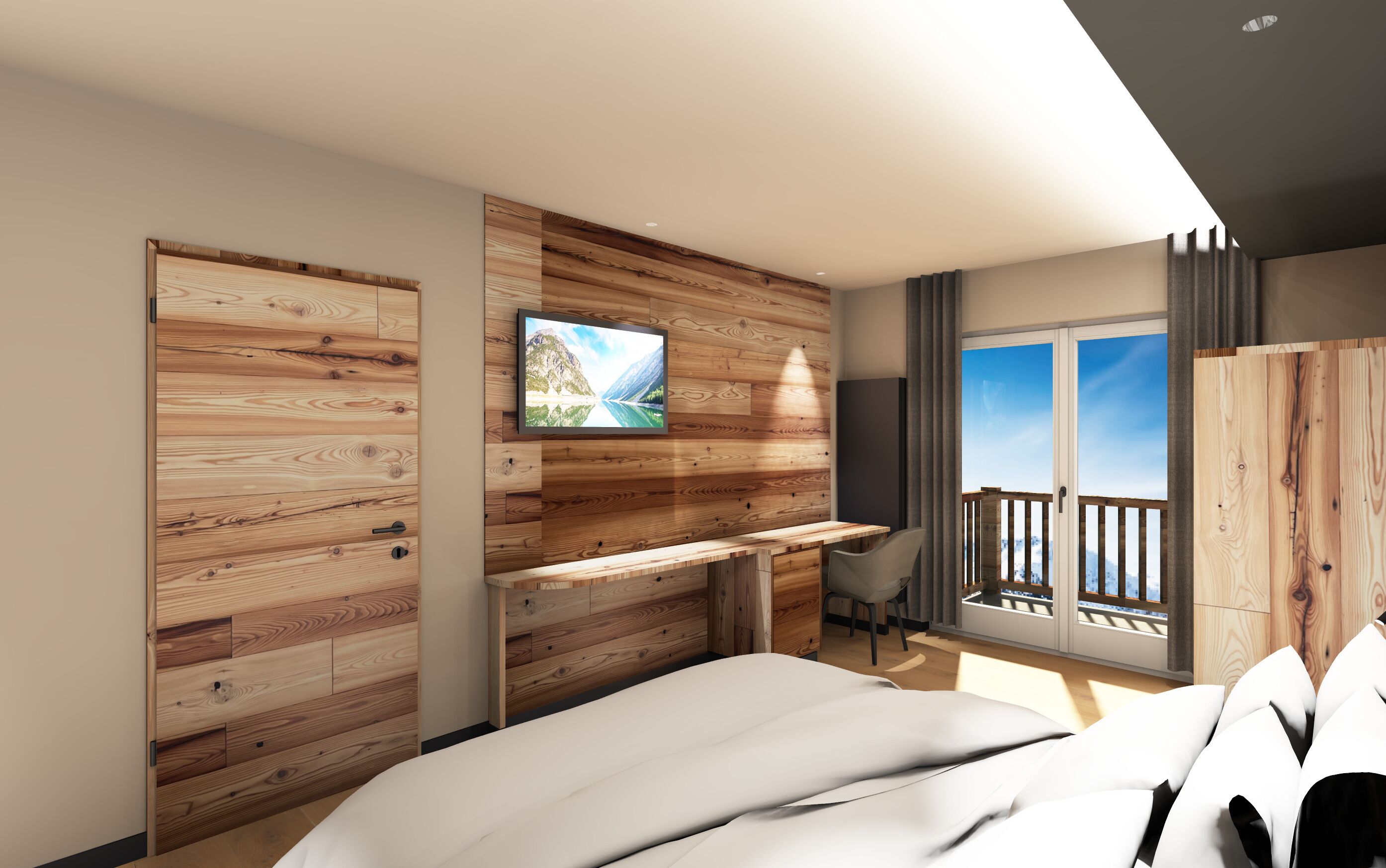 Chambre Confort double | Minibar, coffre-fort, bureau, système d’insonorisation