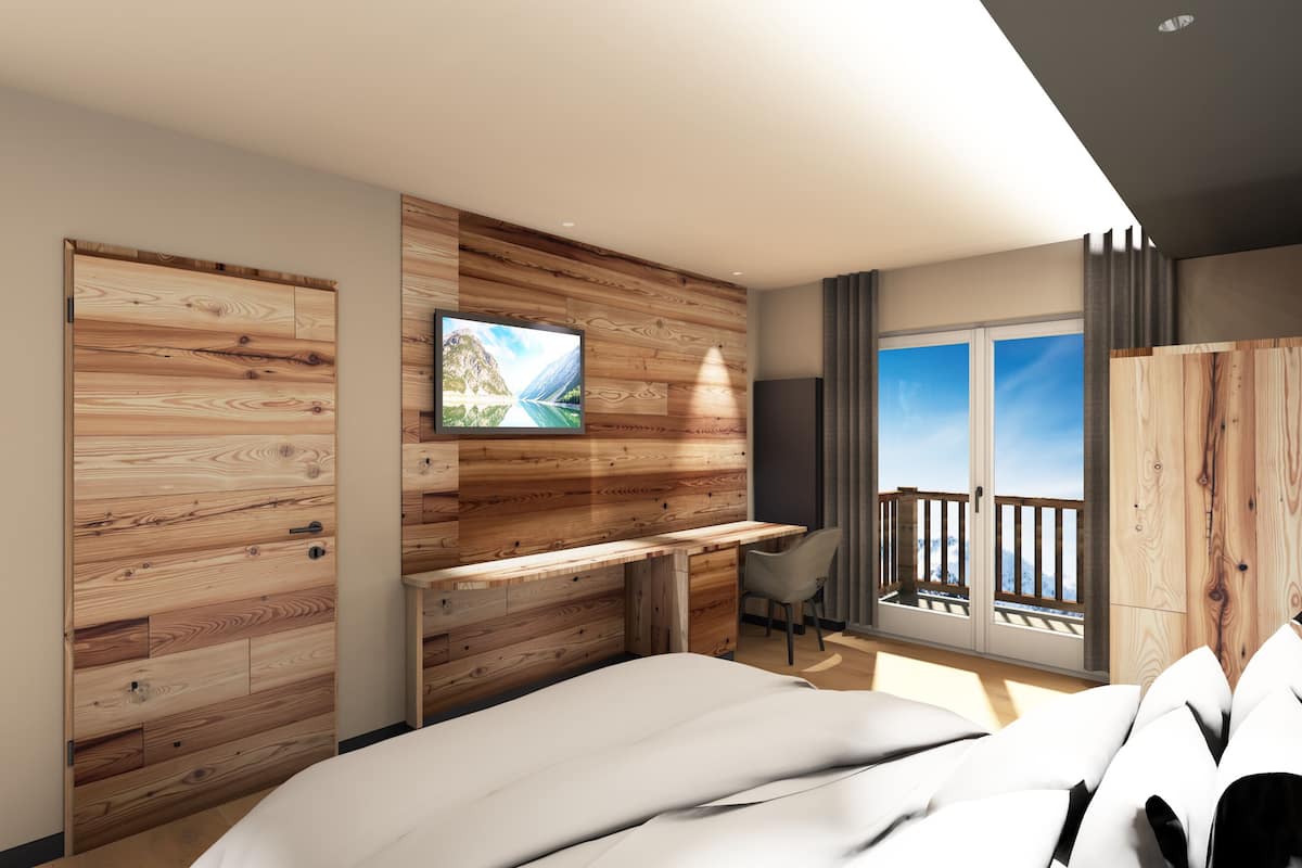 Chambre Confort double | Minibar, coffre-fort, bureau, système d’insonorisation