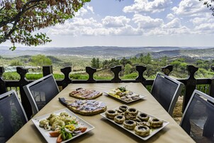 Vistas al campo desde el alojamiento
