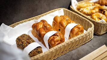 Daily buffet breakfast (EUR 18 per person)