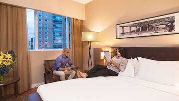 Quarto standard, 1 cama de casal | 1 quarto, roupas de cama premium, frigobar, cofres nos quartos