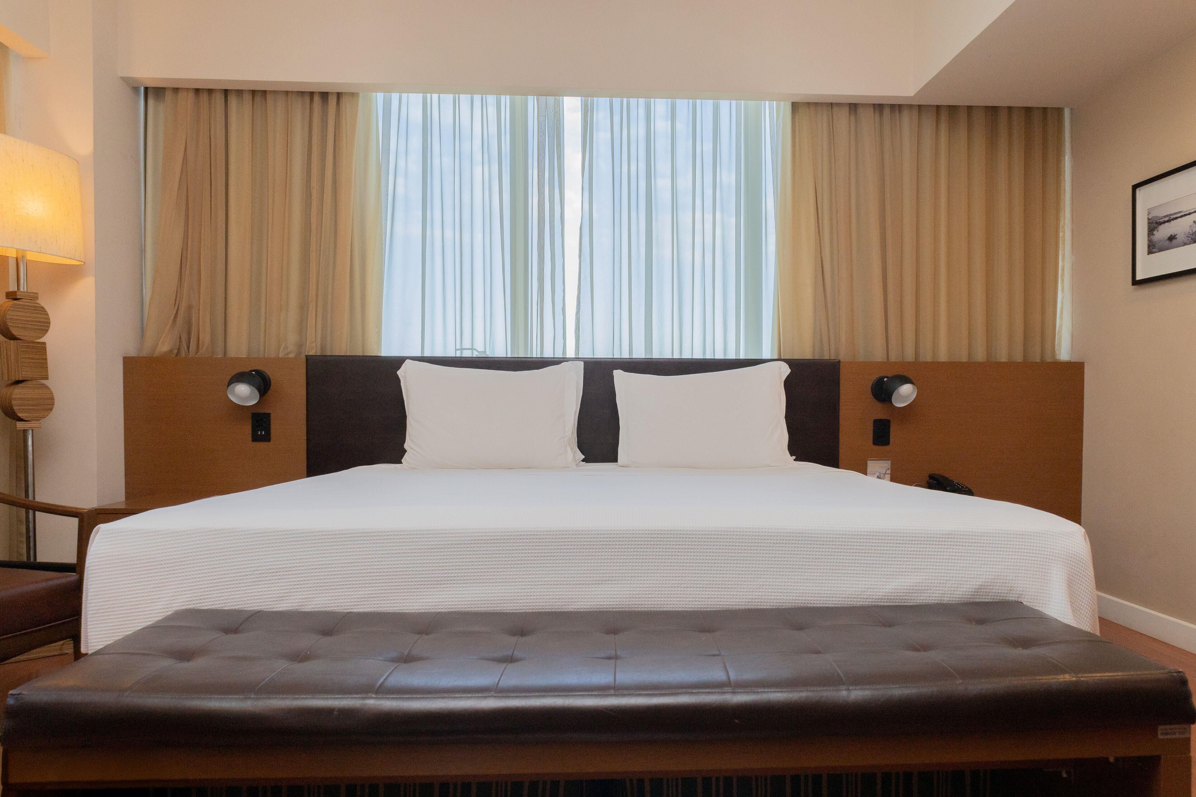 Quarto superior, 1 cama de casal | Roupas de cama premium, frigobar, cofres nos quartos, escrivaninha