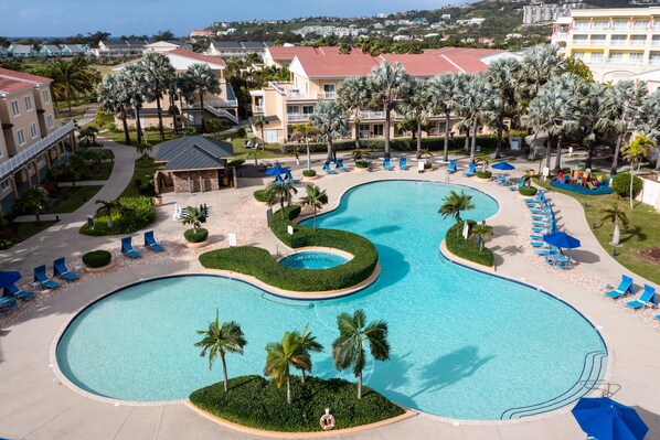 3 outdoor pools, pool cabanas (surcharge), pool umbrellas