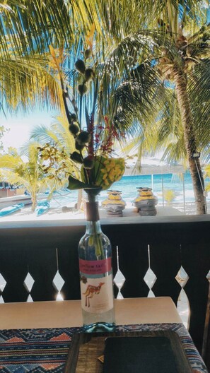 Beachfront Cabana | Balcony view