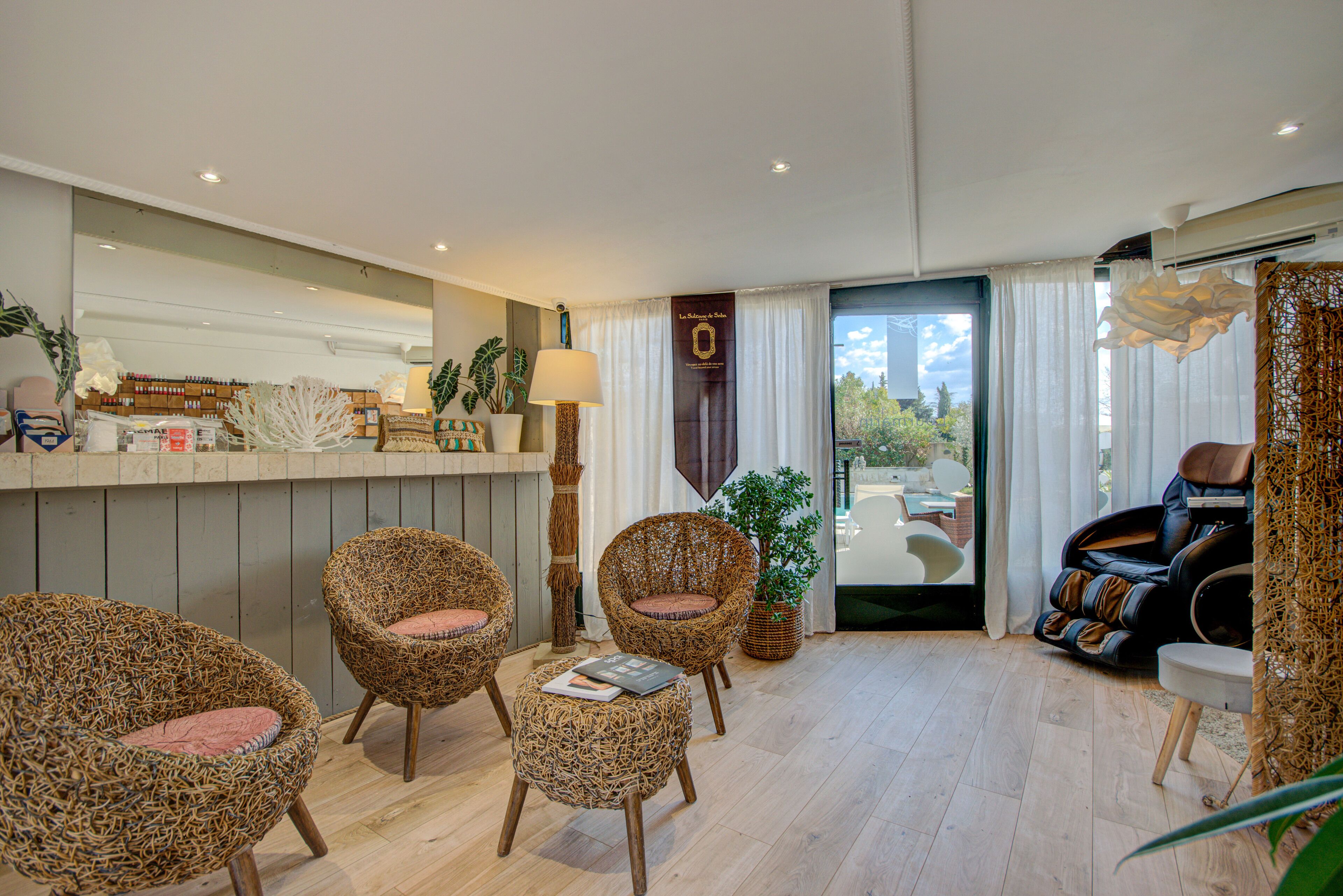 Salas para tratamentos a dois, sauna a vapor, banho turco/hammam