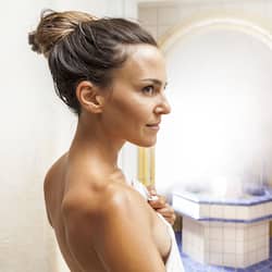 Sauna, steam room, body treatments, aromatherapy, hot stone massages