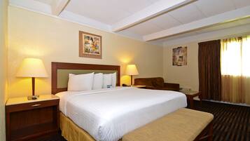 Escritorio, wifi gratis, ropa de cama