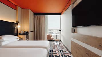 Twin kamer | Uitzicht vanuit de kamer