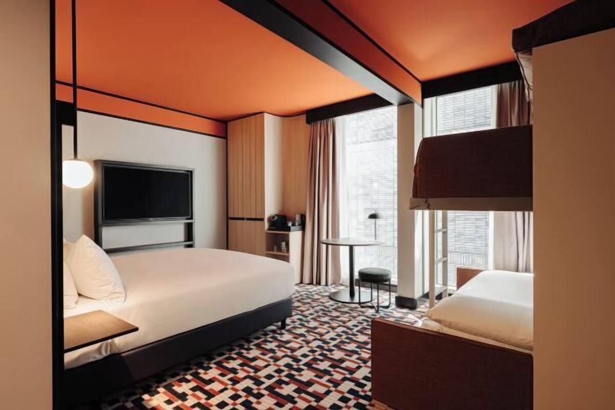 In-room safe, blackout curtains, soundproofing, iron/ironing board